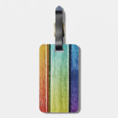 Om te ondertekenen op meervoudig hout bagagelabel (Achterkant verticaal)