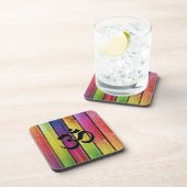 Om te ondertekenen op meervoudig hout bier onderzetter (Rechterzijde)