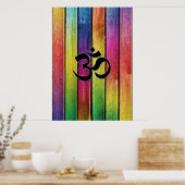 Om te ondertekenen op meervoudig hout poster (Keuken)