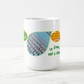 Om te ontwapenen? koffiemok (Center)