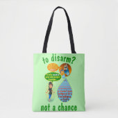 Om te ontwapenen? Schoudertas Tote Bag (Voorkant)