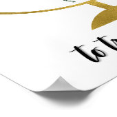 Om te reizen moet je leven poster (Hoek)