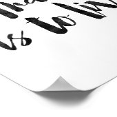 Om te reizen moet je leven poster (Hoek)