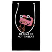 Om te slaan of niet om grappig te worden. klein cadeauzakje (Voorkant)