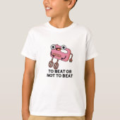 Om te slaan of niet om grappig te worden. t-shirt (Voorkant)