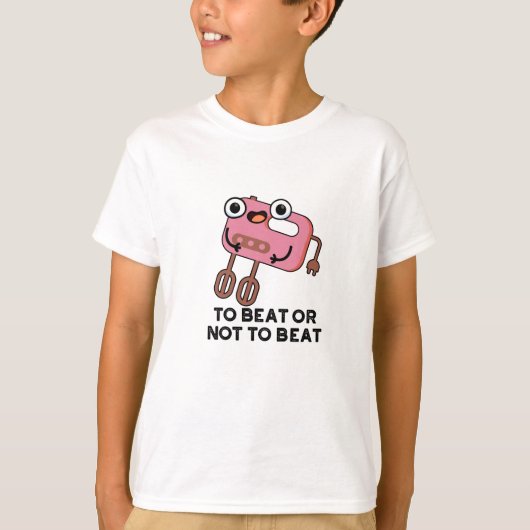 Om te slaan of niet om grappig te worden. t-shirt (Voorkant)