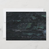 Om te sterven voor Spooky Grim Reaper Halloween pa Kaart (Achterkant)