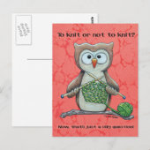 Om te stoppen of niet om te stoppen.. briefkaart (Voorkant / Achterkant)