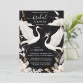 Om te veren Aziatische Sky Cloud Crane Fun Vrijgez Kaart (Staand voorkant)