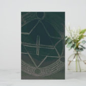 om te veroveren en klaar te winnen briefpapier (Staand voorkant)