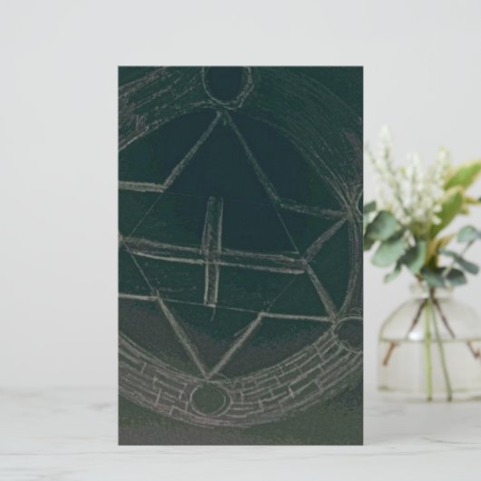 om te veroveren en klaar te winnen briefpapier (Staand voorkant)