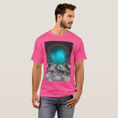 Om te vervagen (Lunar Eclipse) Baseball Sleeve T-shirt (Voorkant volledig)