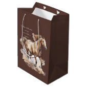 Om te vliegen zonder vleugels rijden gewoon een pa medium cadeauzakje (Achterkant Gekanteld)