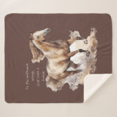 Om te vliegen zonder vleugels rijden gewoon een pa sherpa deken (Voorkant (horizontaal))