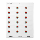 Om te voorkomen dat we het adreslabel vergeten etiket (Full Sheet)