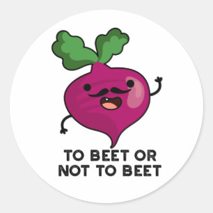 Om te wedden of niet om grappige Shakespeare woord Ronde Sticker