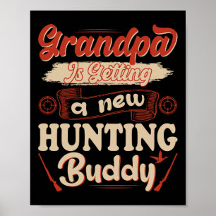 Om te worden laden opa krijgt een nieuwe jachtknop poster