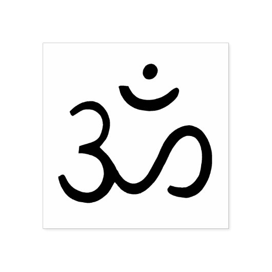 OM-tekenstempel Rubberstempel (Afrduk)