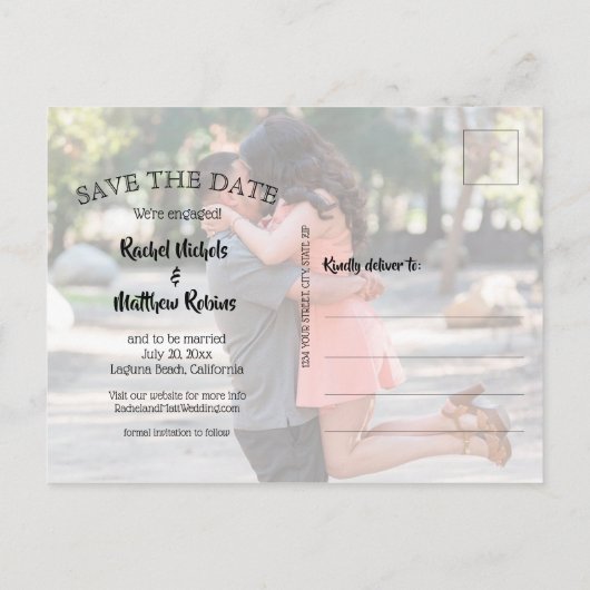 Om tekst Eenvoudige Weddenschap te hebben en te ho Aankondigingskaart (Achterkant)