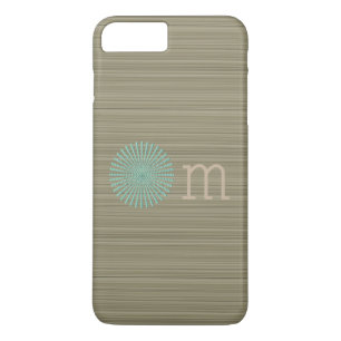 Om turquoise olijfgroene zen strepen Case-Mate iPhone case