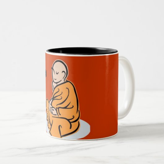 Om Tweekleurige Koffiemok (Voorkant rechts)