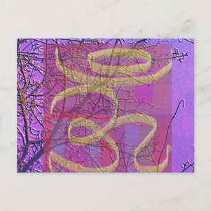 OM Universal Healing Sign - Silk Screen V5 Briefkaart