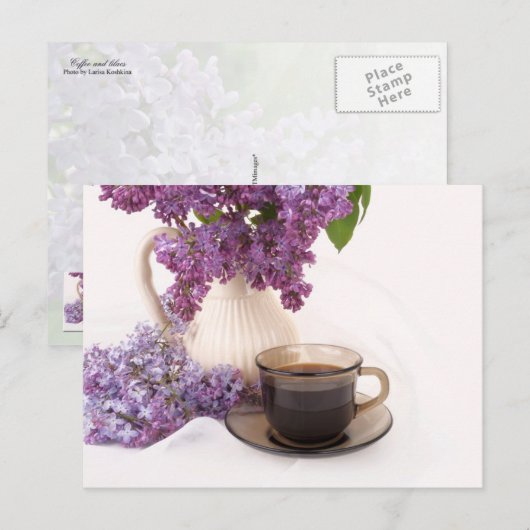 Om uw dag te verkorten briefkaart (Voorkant / Achterkant)