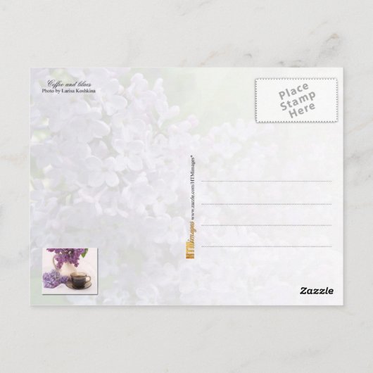 Om uw dag te verkorten briefkaart (Achterkant)