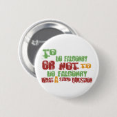 Om valconry te doen ronde button 5,7 cm (Voorkant /achterkant)