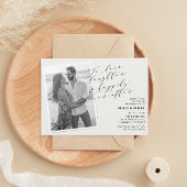 Om van de Gelach Quote Afbeelding Engagement Party Kaart