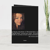 Om van een diabeticus (gedicht door Katherine Bedankkaart (Achterkant)