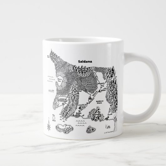 Om van een Draak met kaart te houden Grote Koffiekop (Rechts)