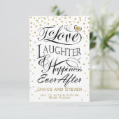 Om van lachen en geluk te houden, ooit na design (Staand voorkant)