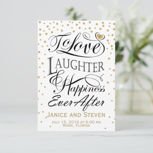 Om van lachen en geluk te houden, ooit na design (Staand voorkant)