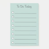 Om vandaag te doen - Post het Nota's Post-it® Notes (Voorkant)