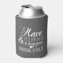 Om vast te houden om de Drink koud bruiloft te hou Blikjeskoeler