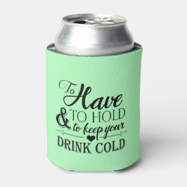 Om vast te houden om de Drink koud bruiloft te hou Blikjeskoeler
