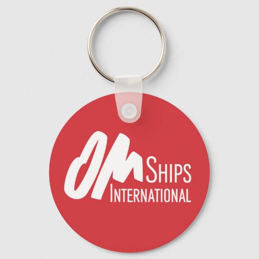 OM verzendt Logo Sleutelhanger (Voorkant)