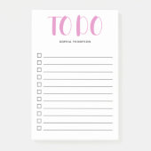 Om Vet script roze notities aan te bieden Post-it® Notes (Voorkant)