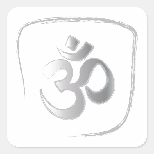 OM VIERKANTE STICKER (Voorkant)