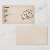 OM VISITEKAARTJE (Voorkant / Achterkant)