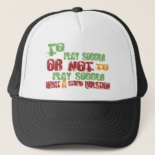 Om Voetbal af te spelen Trucker Pet (Voorkant)