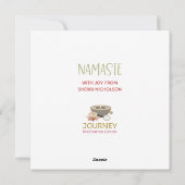 OM voor de zakelijke feestdag van de Feestdagen Feestdagenkaart (Achterkant)