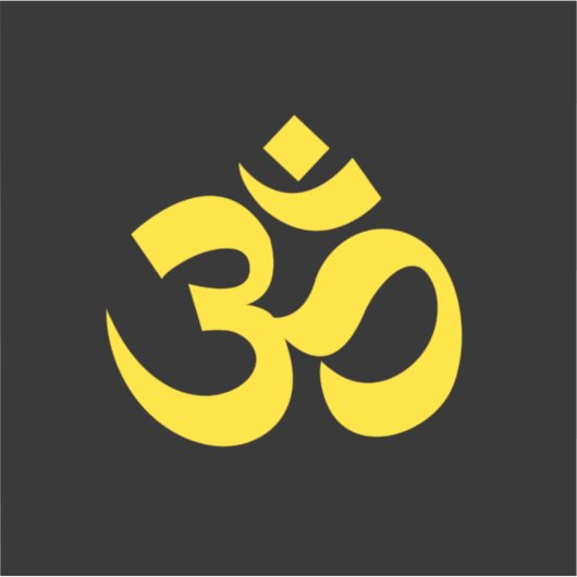 Om voor God Sticker (Voorkant)