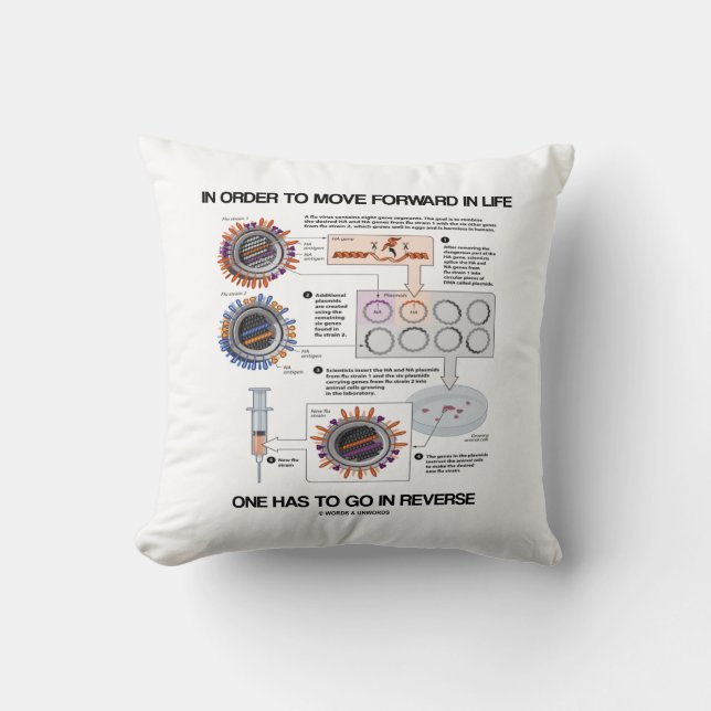 Om vooruit te gaan in het leven, ga je terug in de kussen (Voorkant)