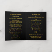 OM | Vrede begint binnenin | Ademhalingsmeditatie Folie Wenskaart (Binnenlaag)