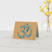 OM Vredesbriefkaart Kaart (Gele Bloem)