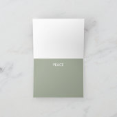 OM Vredesbriefkaart Kaart (Binnen)