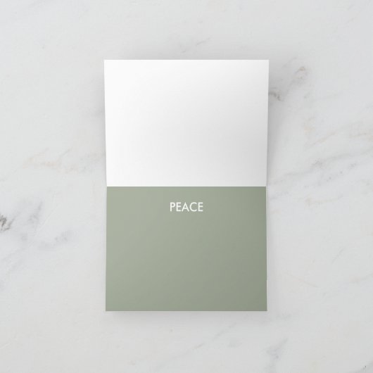 OM Vredesbriefkaart Kaart (Binnen)