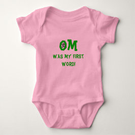 Om was mijn eerste woord - Baby Yoga Clothes Romper